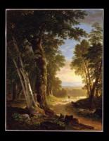 100 Page Unruled Blank Notebook - The Beeches - Asher Brown Durand - 1845