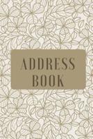 Tan Flower Address Book