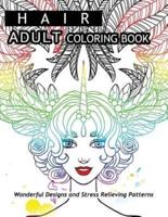 Hair Adult Coloring Book