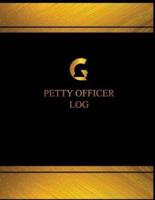 Petty Officer Log (Log Book, Journal - 125 Pgs, 8.5 X 11 Inches)