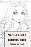 Manga Adult Coloring Book