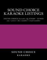 Sound Choice Karaoke Listings