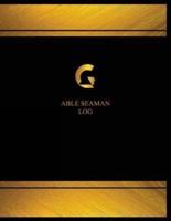 Able Seaman Log (Log Book, Journal - 125 Pgs, 8.5 X 11 Inches)