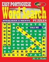 Easy Portuguese Word Search Puzzles. Vol. 3
