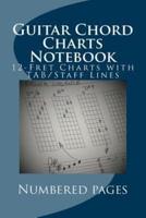 Guitar Chord Charts Notebook
