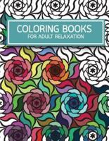 Flower Pattern Doodles Coloring Books for Adult Relaxation