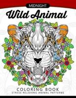 Midnight Wild Animal Coloring Book