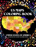 US Map Coloring Book