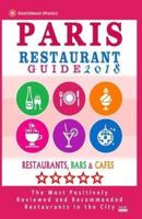 Paris Restaurant Guide 2018