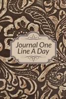 Journal One Line a Day
