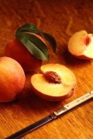 Food Journal Fresh Cut Peaches Weight Loss Diet Blank Recipe Book