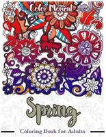 Spring Coloring Book for Adults