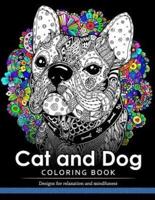 Cat and Dog Coloring Book