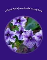 1 Month Adult Journal and Coloring Book