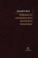 Verification Et Maintenance De La Securite De La Tronconneuse Journal De Bord