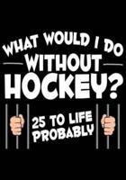 What Would I Do Without Hockey? 25 To Life Probably