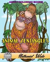 Animal Zentangle Adult Coloring Book