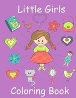 Little Girls Coloring Book