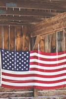 American Flag in the Barn