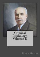 Criminal Psychology, Volumen II