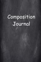 Composition Journal Chalkboard Design