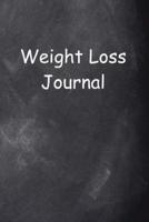 Weight Loss Journal Chalkboard Design