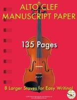 Alto Clef Manuscript Paper