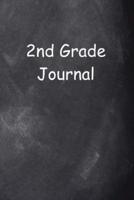 Second Grade Journal 2nd Grade Two Chalkboard Design