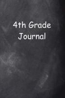 Fourth Grade Journal 4th Grade Four Chalkboard Design