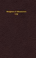 Weighers & Measurers Log