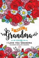 I Love You Grandma Coloring Book