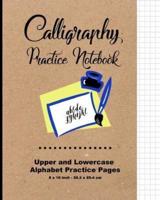 Calligraphy Practice Notebook - Brown Cover