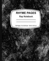 Rhyme Pages Rap Notebook - 150 Page Edition