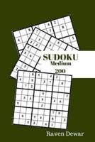 Sudoku Medium 200 Sudoku Puzzle Book for Adult