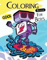 Cool Coloring Book For Boys