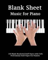 Blank Sheet Music for Piano - Hands Cover