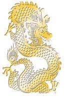 Golden Dragon Chinese Zodiac Symbol Journal