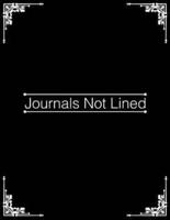 Journals Not Lined