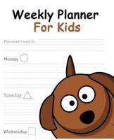 Weekly Planner for Kids -Dog Cover