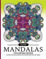 Square Mandala Coloring Book