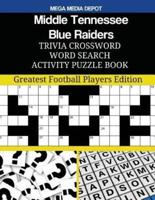 Middle Tennessee Blue Raiders Trivia Crossword Word Search Activity Puzzle Book