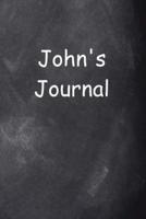 John Personalized Name Journal Custom Name Gift Idea John