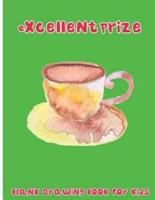 Excellent Prize Blank Drawing Book for Kids
