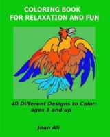 Coloring Book for Relaxation and Fun
