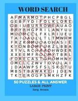 Word Search 50 Puzzles & All Answer Large Print