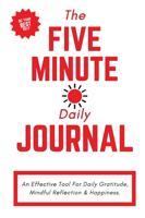 The Five Minute Daily Journal - White & Red Version