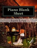 Piano Blank Sheet