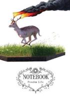 Deer on Grass Notebook