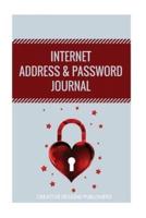 Internet Address & Password Journal