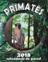 Primates 2018 Calendario De Pared (Edicion Espana)